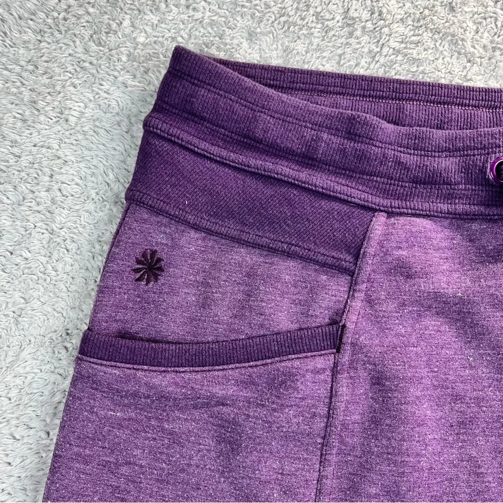 Athleta Bay Beach Skirt Purple Medium Drawstring Waist, Pockets, Casual Athletic